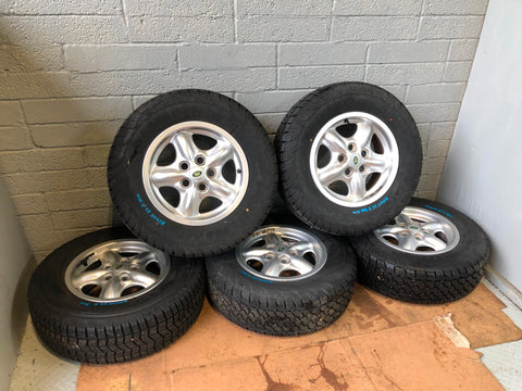 Discovery 2 Alloy Wheels with Tyres Set of 5x 235/70R16 Land Rover R28105