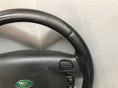 Discovery 2 Steering Wheel Land Rover Black Leather Multi Function R19026