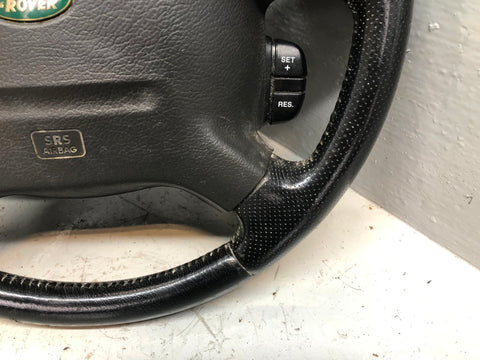 Discovery 2 Steering Wheel Land Rover Black Leather Multi Function R19026