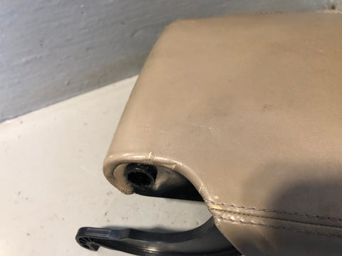 Range Rover L405 Centre Console Front Armrest Lid Almond Leather 2013 to 2017