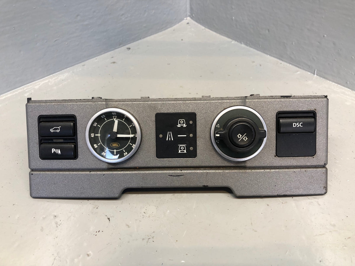 Range Rover L322 Air Suspension Switch Control Panel Clock YUL000072PUY