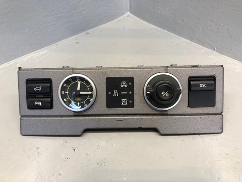 Range Rover L322 Air Suspension Switch Control Panel Clock YUL000072PUY