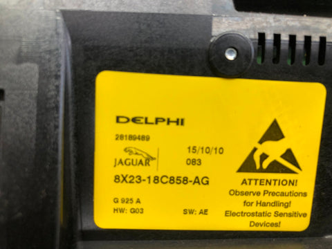 Jaguar XF Climate Control Panel X250 8X23 18C858 AG 2008 to 2011
