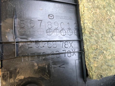 Mazda MX5 Rear Panel Cabin With Cubby Storage Behind Seats MK3 NC 2006 To 2014