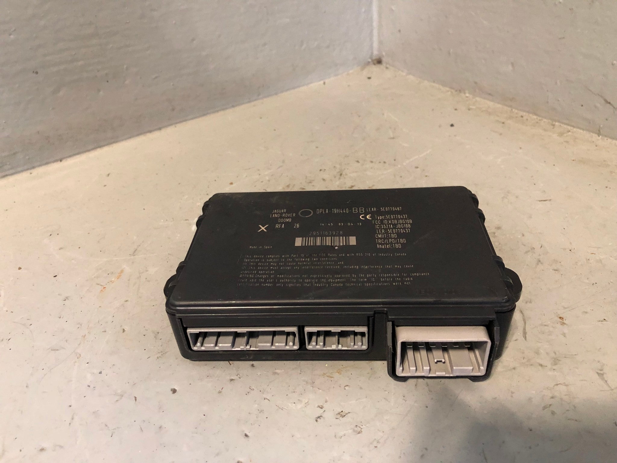 Land Rover Range Rover Keyless Entry Range Rover L405 Keyless Entry Module DPLA-19H440-BB 2013 to 2017 ...