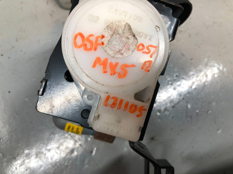 Mazda MX5 Seat Belt Front Right MK3 NC Black With Pre Tensioner 2006 to 2014