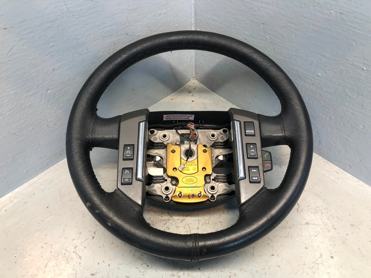 Freelander 2 Steering Wheel Black Leather Multi Function Land Rover R09125