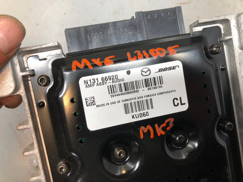Mazda MX5 Amplifier Amp Bose N131 66920 MK3 NC 2006 to 2014
