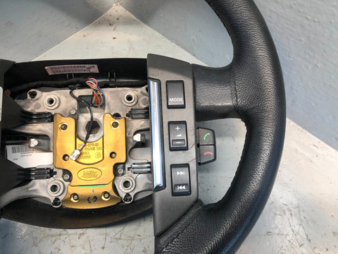 Freelander 2 Steering Wheel Black Leather Multi Function Land Rover R09125