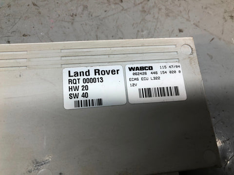 Range Rover L322 Air Suspension Control Module ECU RQT000013 2002 to 2006