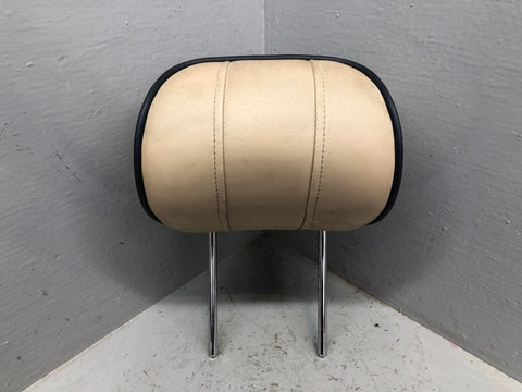 Range Rover L322 Rear Headrest in Parchment Off Side Right 2002 to 2006