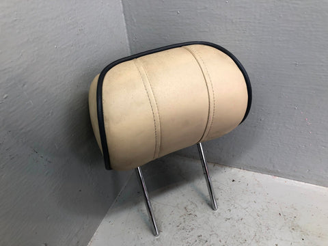 Range Rover L322 Rear Headrest in Parchment Off Side Right 2002 to 2006