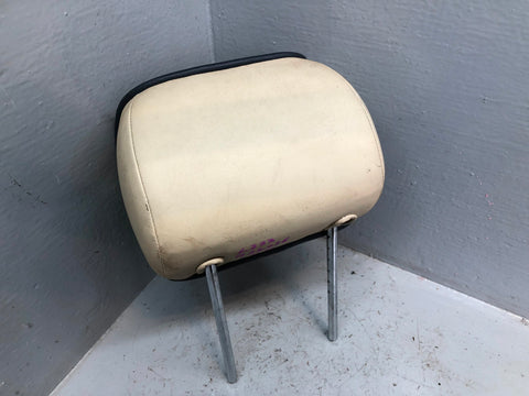 Range Rover L322 Rear Headrest in Parchment Off Side Right 2002 to 2006