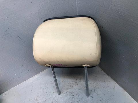 Range Rover L322 Rear Headrest in Parchment Off Side Right 2002 to 2006