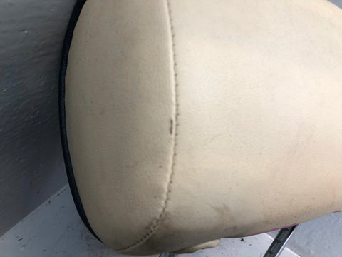 Range Rover L322 Rear Headrest in Parchment Off Side Right 2002 to 2006