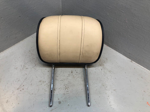 Range Rover L322 Rear Headrest in Parchment Off Side Right 2002 to 2006