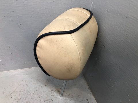 Range Rover L322 Rear Headrest in Parchment Near Side Left 2002 to 2006