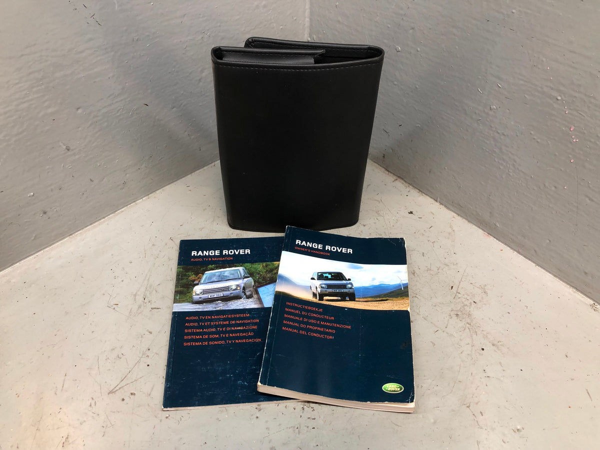 Range Rover L322 Handbook Manual User Guides in Wallet Pre-Facelift R24036