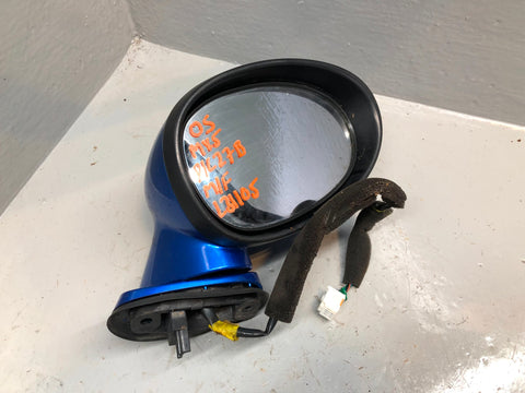 Mazda MX5 Wing Mirror Assembly Off Side Winning Blue Metallic MK3 2006 to 2014