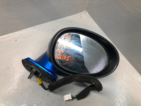 Mazda MX5 Wing Mirror Assembly Off Side Winning Blue Metallic MK3 2006 to 2014
