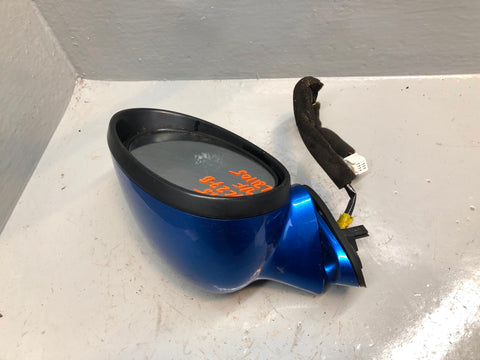 Mazda MX5 Wing Mirror Assembly Off Side Winning Blue Metallic MK3 2006 to 2014