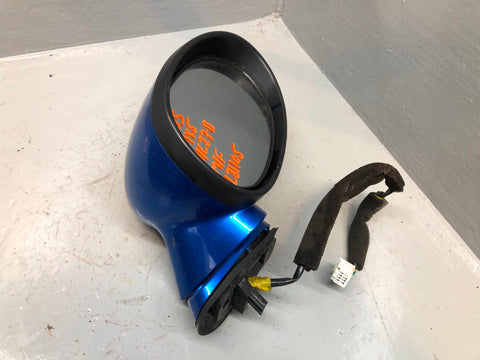 Mazda MX5 Wing Mirror Assembly Off Side Winning Blue Metallic MK3 2006 to 2014