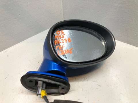 Mazda MX5 Wing Mirror Assembly Off Side Winning Blue Metallic MK3 2006 to 2014