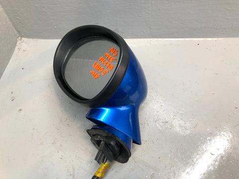 Mazda MX5 Wing Mirror Assembly Near Side Winning Blue Metallic MK3 2006 to 2014