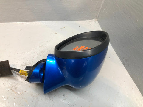 Mazda MX5 Wing Mirror Assembly Near Side Winning Blue Metallic MK3 2006 to 2014