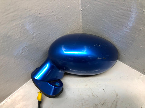 Mazda MX5 Wing Mirror Assembly Near Side Winning Blue Metallic MK3 2006 to 2014