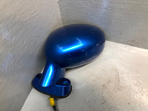 Mazda MX5 Wing Mirror Assembly Near Side Winning Blue Metallic MK3 2006 to 2014