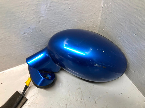 Mazda MX5 Wing Mirror Assembly Near Side Winning Blue Metallic MK3 2006 to 2014