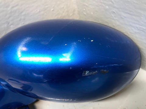Mazda MX5 Wing Mirror Assembly Near Side Winning Blue Metallic MK3 2006 to 2014