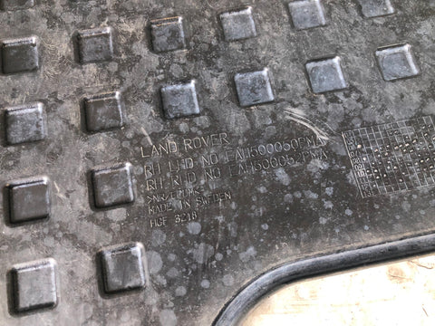 Discovery 4 Floor Mats Rubber Genuine Land Rover 2009 to 2016 D28046