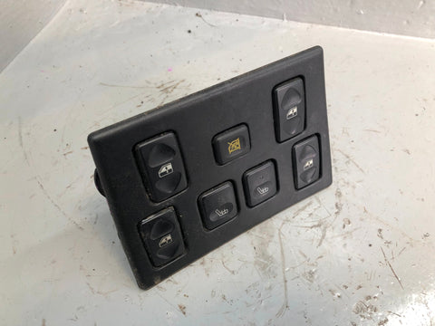 Discovery 2 Electric Window Switch Pack Black Land Rover 2002 to 2004 R19026