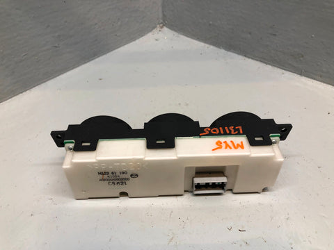 Mazda MX5 Heater Control Panel N123 61 190 MK3 NC 2006 to 2014