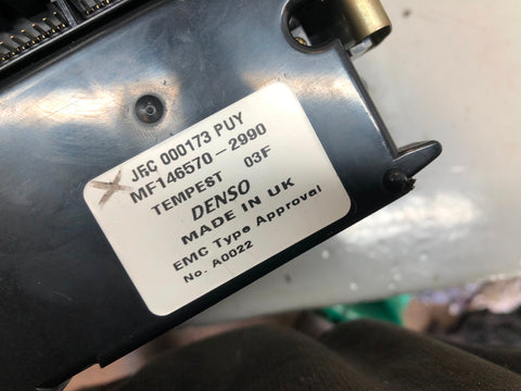 Discovery 2 Air Conditioning Dual Climate Control Unit Land Rover JFC000173PUY