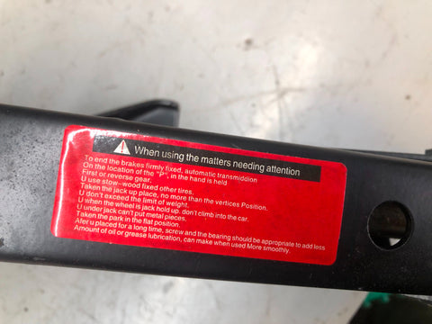 Discovery Sport Scissor Jack L550 Land Rover 2014 to 2019