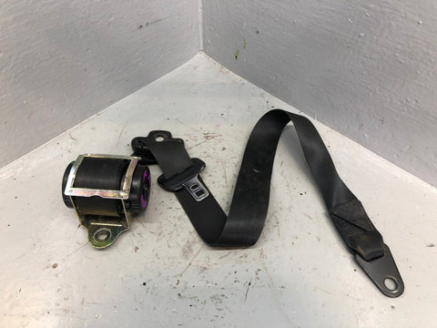 Discovery 2 Seat Belt Assembly Off Side Front in Black Land Rover 1998 to 2004