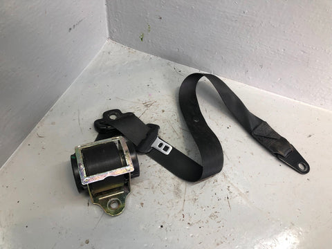 Discovery 2 Seat Belt Assembly Off Side Front in Black Land Rover 1998 to 2004