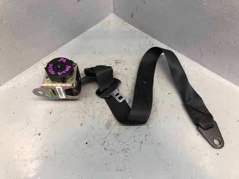 Discovery 2 Seat Belt Assembly Off Side Front in Black Land Rover 1998 to 2004