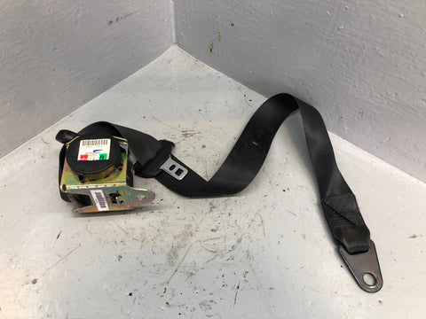 Discovery 2 Seat Belt Assembly Off Side Front in Black Land Rover 1998 to 2004