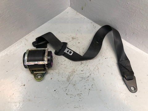 Discovery 2 Seat Belt Assembly Off Side Front in Black Land Rover 1998 to 2004