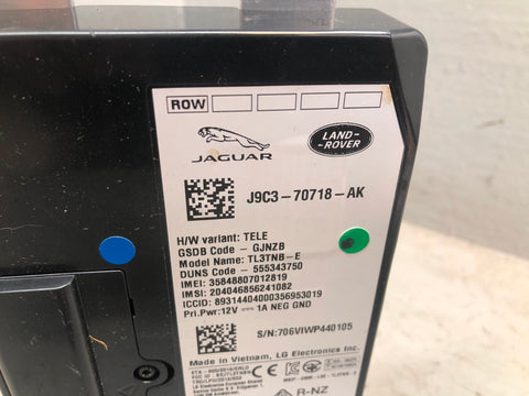 Discovery Sport Telematics Control Module J9C3-70718-AK Land Rover 2014 to 2019