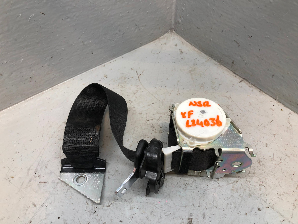 Jaguar XF Seat Belt Near Side Rear Left in Black X250 2007 to 2015