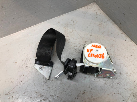Jaguar XF Seat Belt Near Side Rear Left in Black X250 2007 to 2015
