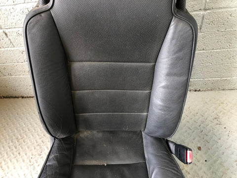Discovery 2 Seats Black Manual Full Leather x5 Land Rover 1998 to 2004 R19026