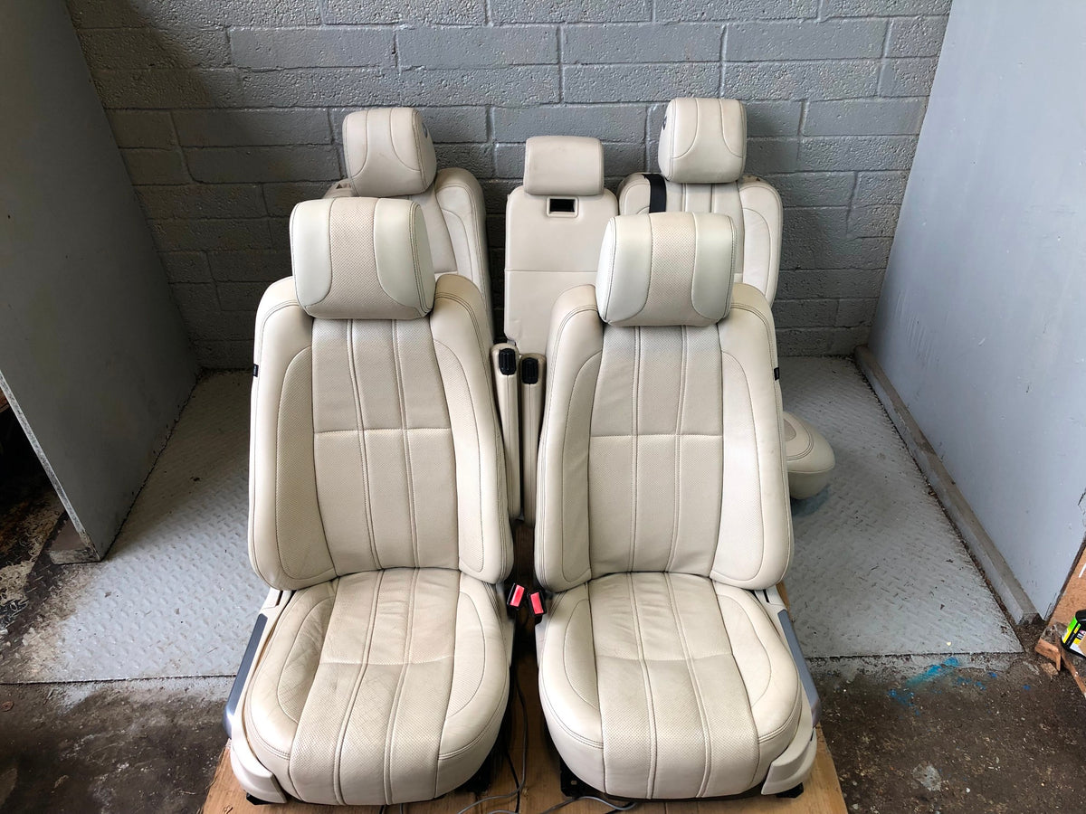 Range Rover L322 Leather Seats Ivory Heated Facelift 2010 to 2013 L24026