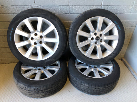 Range Rover L322 Alloy Wheels and Tyres x 4 20" 255/50R20 2002 to 2013 R19095