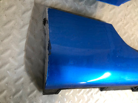 Mazda MX-5 Sill Trims Pair External Mk3 NC Winning Blue Metallic 2006 to 2014